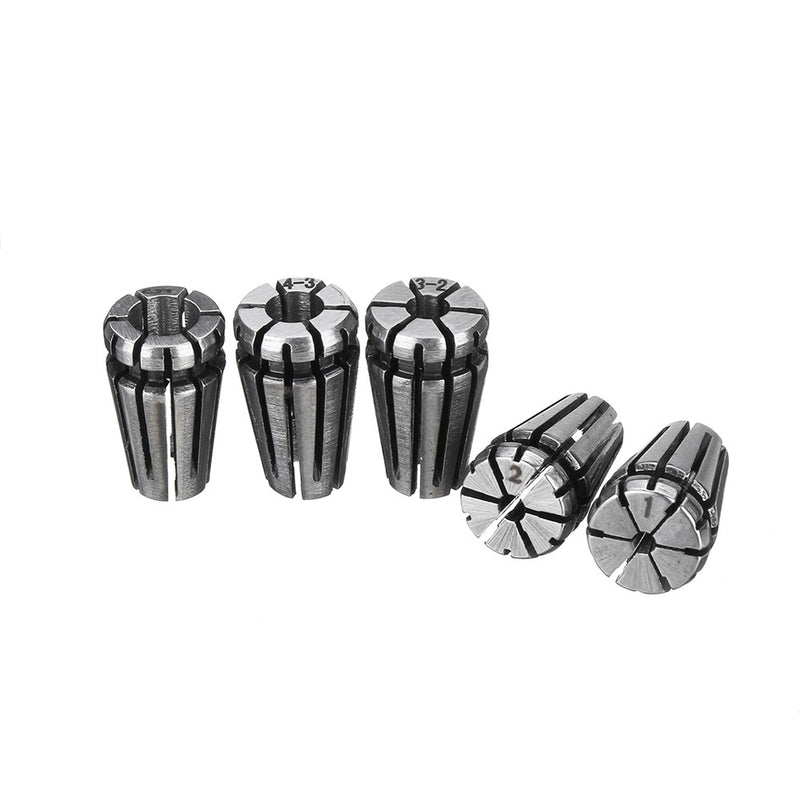 5pcs ER8 1-5mm Spring Collet Collet Chuck Set for CNC Milling Lathe Tools