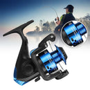 ZANLURE 200 5.1:1 3BB Plastic Blue Spinning Fishing Reel Bass Trout Sea Fishing Wheel