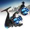 ZANLURE 200 5.1:1 3BB Plastic Blue Spinning Fishing Reel Bass Trout Sea Fishing Wheel