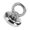 80/150/250KG Salvage Neodymium Recovery Magnet With Hook for Hunting Diving Fishing