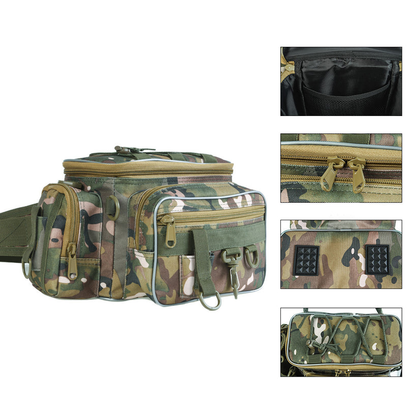 LEO 28012 Outdoor Hunting Lure Waist Pack Belt Waist Bag Fishing Tools Waist Camouflage Bag Pack