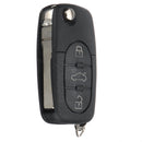 3 PCS Black Buttons Car Remote Key Fob with Battery For Audi A2 A3 A4 A6 A8 TT