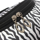 Women Makeup Cosmetic Zebra Toiletry Bag Organizer Handbag Travel Case