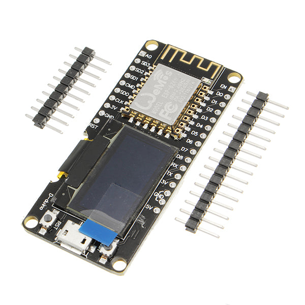 Geekcreit Nodemcu Wifi And NodeMCU ESP8266 + 0.96 Inch OLED Module Development Board For
