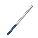 Drillpro 4/5/6/8mm HRC60 4 Flutes Milling Cutter L100mm Blue NACO Coated Tungsten Carbide Milling Cutter CNC Tool