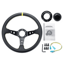 350mm Deep Dish 6 Bolt Wheels Car Racing Drifting Steering Wheel