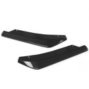 Universal Car Bright Black Rear Bumper Protector Rear Lip Wrap Angle Splitters