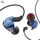 [8 Drivers] TRN V80 2BA+2DD Hybrid Headphone HiFi Dual Balanced Armature Dual Dynamic Bass Earphone