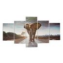 5pcs Large Abstract Elephant Print Art Picture Home Wall Decor Paintings Unframed For Room Decorations