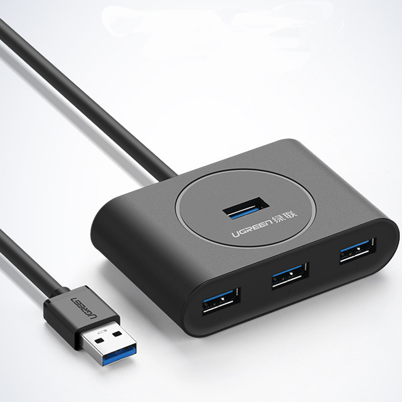 UGreen CR113 USB3.0 with 4 Ports USB Hub 5Gbps Extender Extension Connector for Phone MacBook Air