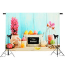 7x5ft/5x3ft Happy Easter Theme Thin Vinyl Photography Backdrop Background Studio Photo Prop