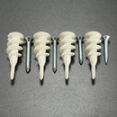 10Pcs Nylon Plate Board Cavity Wall Plug Fixing Speed A Anchor With Screws