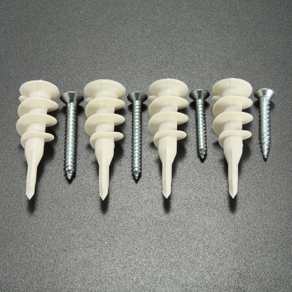 10Pcs Nylon Plate Board Cavity Wall Plug Fixing Speed A Anchor With Screws