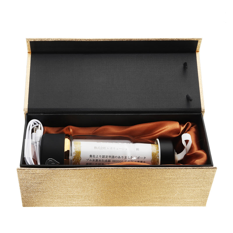 USB Rechargeable Portable Hidrogen Rich Water Bottle Lower Blood Sugar Ionizer Maker Cup