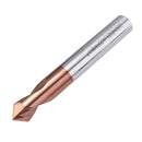 Drillpro 2 Flutes 90 Degree Chamfer End Mill 4/6/8/10/12mm HRC45 Tungsten Steel AlTiN Coating Milling Cutter