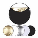 PULUZ PU5112 5 in 1 80cm Diameter Portable Collapsible Board Panels Folding Reflector