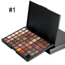 POPFEEL 54 Colors Eye Shadow Shimmer Glitter Waterproof Natural Matte Eyeshadow Palette