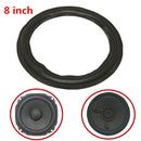 Black 8 inch Speaker Surround Decorative Circle Repair Foam for Bass Woofer Horn