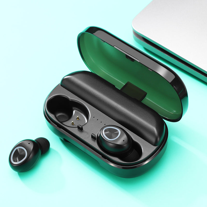 V10 TWS Wireless bluetooth 5.0 Earphone Tiny Stereo Noise Cancelling Headphone with Mic