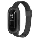 Bakeey Anti-lost Design Mesh Stainless Steel Watch Band for Xiaomi Miband 3
