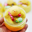Fluffy Slime DIY Mochi Squishy Cat Chick Crystal Silk Cloud Mud 100ml Stress Reliever Kids Adults Play Toy
