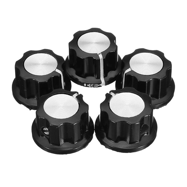 25pcs MF-A01 Bakelite Potentiometer Knob Cap Hat Diameter 20mm Bore Diameter 6.4mm For RV24YN WH118