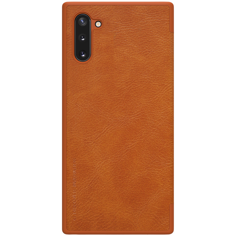 NILLKIN Flip Shockproof Card Slot Holder Full Cover PU Leather Vintage PC Protective Case for Samsung Galaxy Note 10 / Note 10 5G