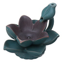LED Ceramic Backflow Incense Waterfall Smoke Incense Burner Censer Holder Home Decorations