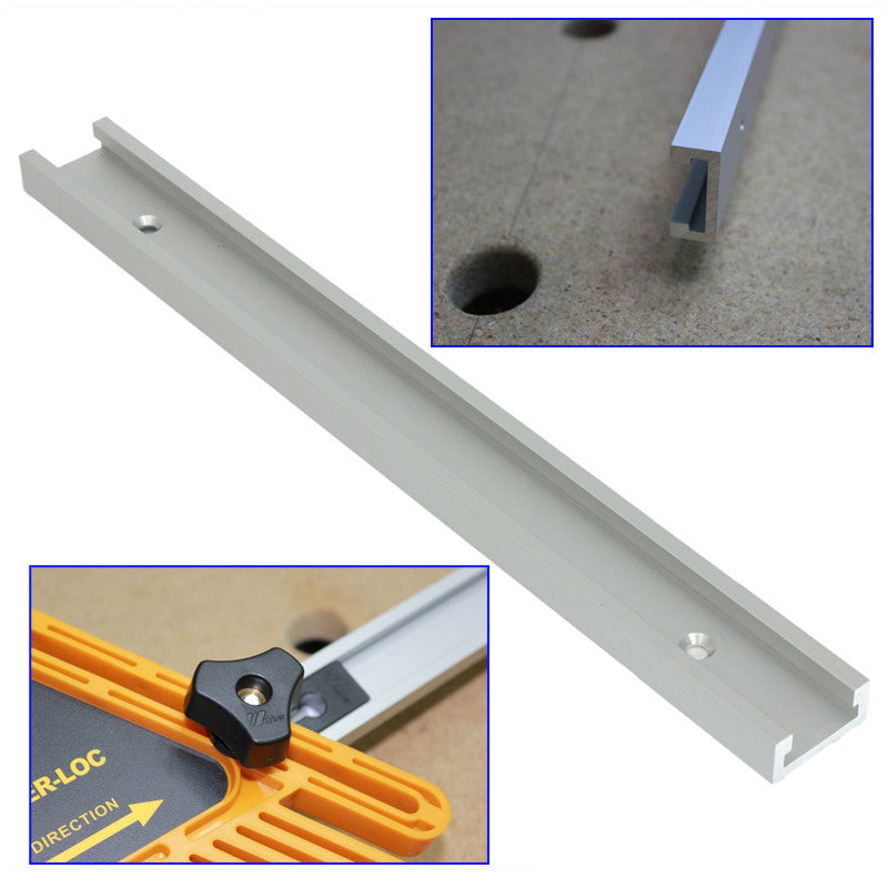2pcs 12 Inch 300mm T-tracks T-slot Miter Track Jig Fixture Slot For Router Table