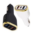 Quick Charge Dual USB Type-C PD Car Charger For Smartphone Tablet