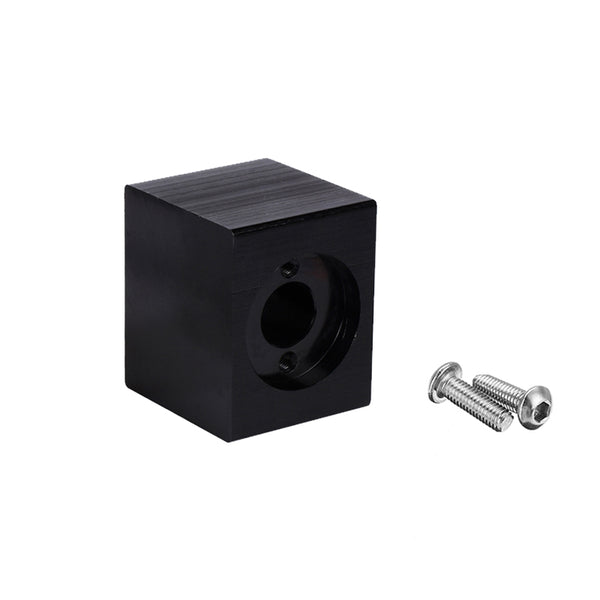 Black Aluminum Alloy T8 Nut Housing Bracket with 2Pcs Screws for 3D Pritner Lead Screw