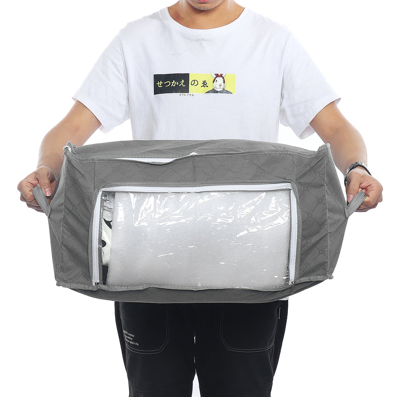 Foldable Storage Bags Clothes Blanket Quilt Storage Bag Sweater Organizer Box Pouch