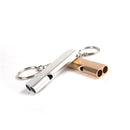 IPRee Outdooors Survival Whistle Emergency Self Rescue Double-Barrelled Whistle Aluminum Alloy