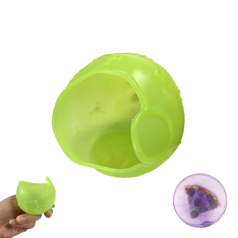 4 Pcs Bowl Vegetable Fruits Lid Silicone Plastic Wrap Cover Microwave Refrigerator Fresh Keeping Bow