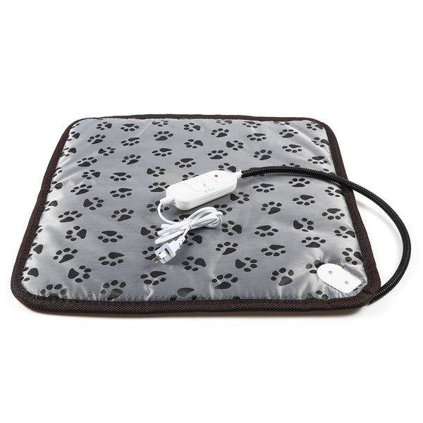 Pet Electric Heating Mat Cushion Waterproof Puppy Dog Cat Heated Pad Winter Warmer
