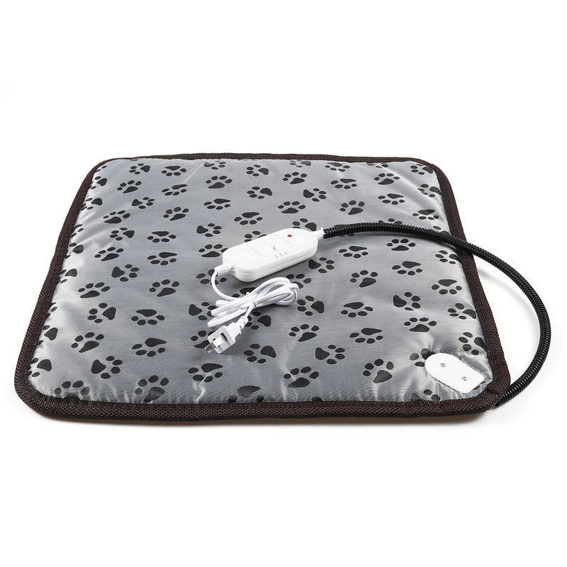 Pet Electric Heating Mat Cushion Waterproof Puppy Dog Cat Heated Pad Winter Warmer