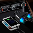Bakeey 3.1A Dual USB Led Display Rotating Car Charger For iPhone X XS HUAWEI P30 Mate20 XIAOMI MI9 S10 S10+