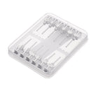 12Pcs/Set 1/2'' Stainless Steel Blunt Tip Dispensing Needle Luer Lock for Syringe Refilling and Measuring Liquid Industrial Glue Applicator