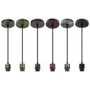 E27 Ceiling Pendant Lamp Holder Socket Base Light Hanging Fitting Lighting Decor AC110-220V