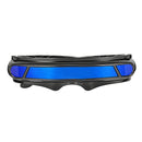 Futuristic Sunglasses Mirrored Narrow Lens Wrap Visor Robot Costume Wrap Glasses