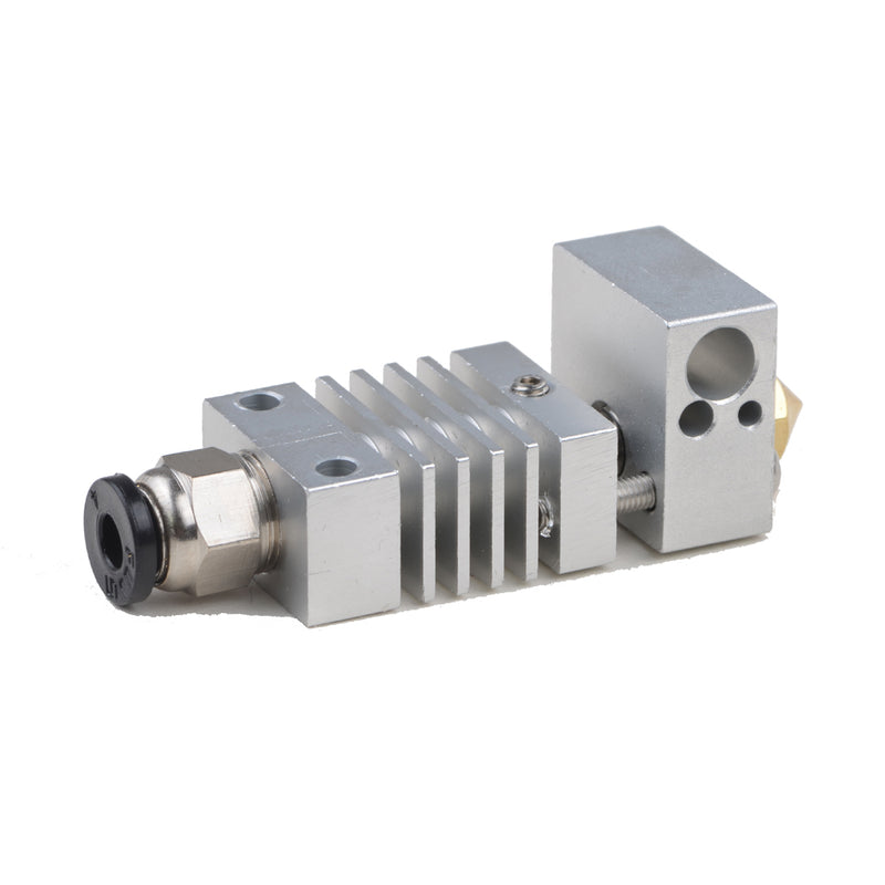 V6 4.1MM Through Hole Silver All Metal J-Head Hotend Remote Extruder Set for 3D Printer