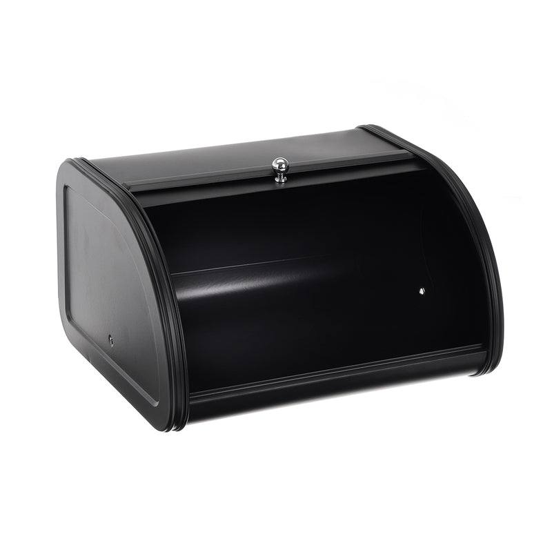 Baking Cafe Bread Box Storage Bin Keeper Food Kitchen Iron Container