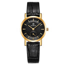 OCHSTIN LQ017C Casual Design Leather Quartz Watch Waterproof Analog Female Wristwatch