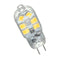 4PCS DC12V G4 2W SMD2835 Warm White Transparent Cover LED Light Bulb for Indoor Home Decor