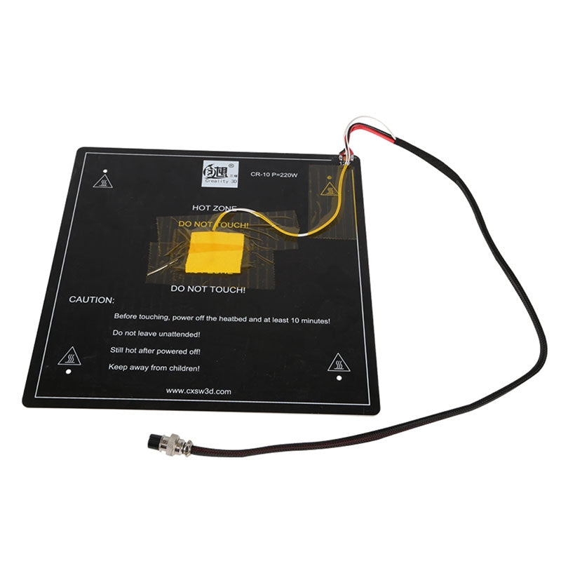Creality 3D Aluminum 12V MK3 300*300*3mm Heatbed Board With Cable Installed Well For 3D Printer