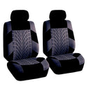 Premium Car Seat Cover Knitted Fabric Mesh Composite 9 Piece Set