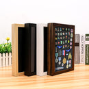 Pin Medal Wooden Display Case Storage Frame Box for Wall Hanging Desktop Decorations