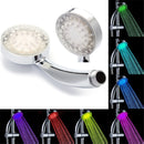 7 Colors Automatic Changing LED Shower Head Bathroom Shower Water Saving Spray