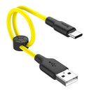 HOCO 2.4A Type-C Micro USB Fast Charging Data Cable 0.25M For Huawei P30 Pro Mate 30 Xiaomi Mi9 Redmi 7A Redmi 6Pro 9Pro S10+ Note10