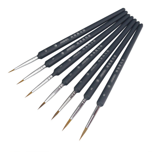 9 Pcs/set Hook Line Pen Set Paint Brush Watercolor Oil Acrylic Paintings Drawing Pens Brushes School Art Painting Supplies